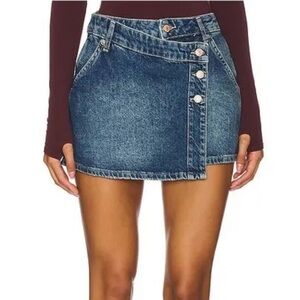 Free People/We The Free Wynne Denim Skirt Size 25 Never Worn/New With Tags 🦋🩵